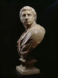 Byst av Brutus (85-42 f.Kr.) c.1540 (marmor) (se även 79848)